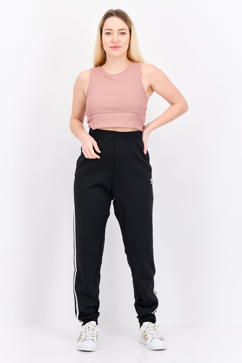 adidas Originals Women Sportswear Fit Outdoor Sweatpant, Black  - Image 2