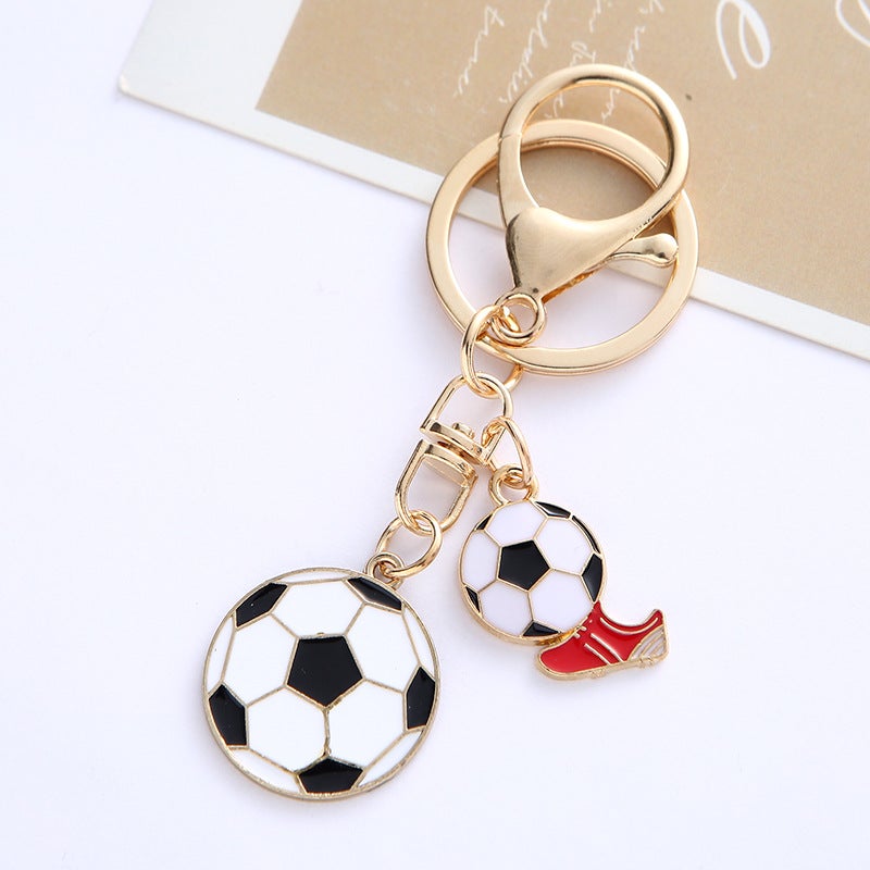 Mini Soccer Cup Keychain Charm Gift Sneakers Football 