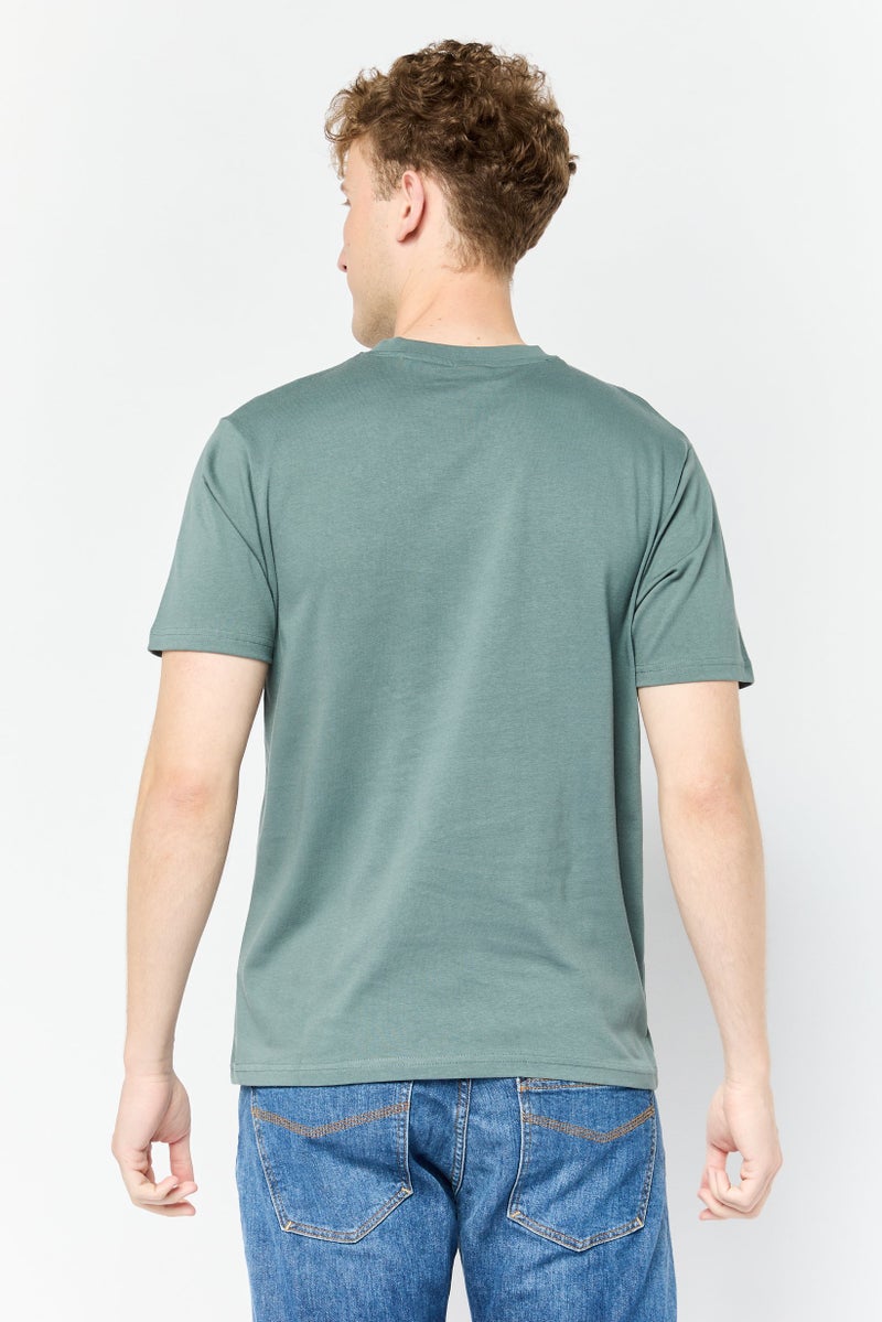 Batman DC Batman Men Crew Neck Short Sleev Graphic Print T-Shirt, Sage Green - Image 3