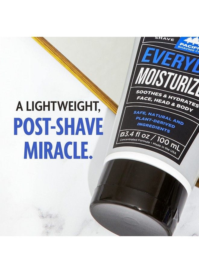 pacific shaving company - Everyday Moisturizer Daily Postshave Moisturizer Cream For Men & Women Hydrating Face Cream With Jojoba Oil Avocado Oil Shea Butter & Argan Oil For Face (3.4 Oz) - Image 1