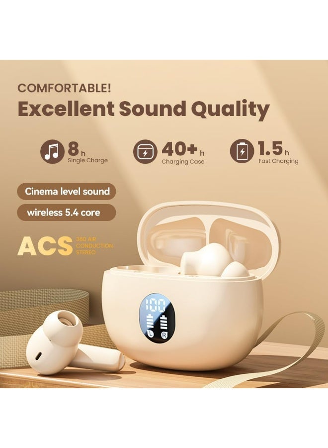 Wireless Earbuds, Bluetooth 5.4 Headphones Ear Buds With Bass Stereo Sound Noise Reduction Earphones, 120H Playtime,IPX7 Waterproof USB-C , Touch Control LED Display Headset For Work Sport  - Image 3