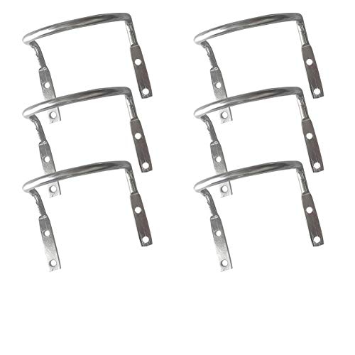 DEEKOUDT 6 Pcs Heavy Duty Hammer Pliers Garden Tools Rack Hook Holder - Image 1