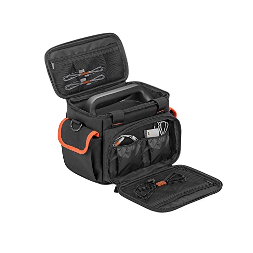 Trunab Carrying Case Compatible with Jackery Portable Power Station Explorer 160/240/300, Storage Bag with Waterproof Bottom and Front Pockets for Charging Cable and Accessories - Image 1