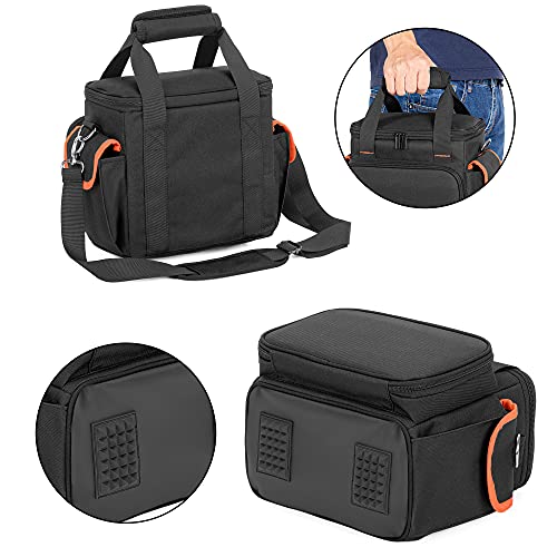 Trunab Carrying Case Compatible with Jackery Portable Power Station Explorer 160/240/300, Storage Bag with Waterproof Bottom and Front Pockets for Charging Cable and Accessories - Image 3
