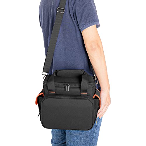 Trunab Carrying Case Compatible with Jackery Portable Power Station Explorer 160/240/300, Storage Bag with Waterproof Bottom and Front Pockets for Charging Cable and Accessories - Image 5