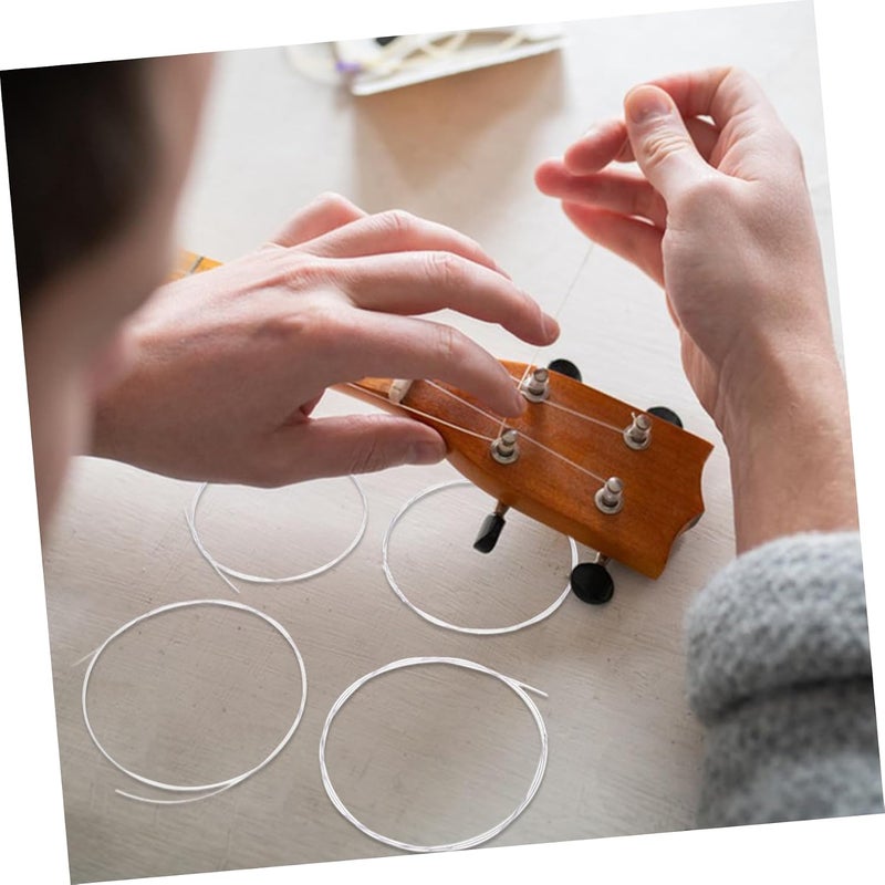 Kisangel 1 Set Sturdy Nylon Ukulele Strings Soprano Concert and Tenor Ukuleles Versatile Replacement Accessory Enhancing Performance for Beginners and Enthusiasts - Image 4