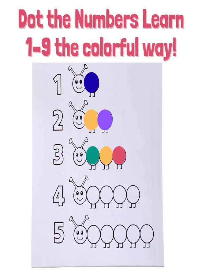 CocoMoco Kids Premium Dot Stickers for Kids with 123, ABC & Animals Sticker Book -1500+ Round Stickers Fun Craft Supplies for Boys & Girls, Learning Activities, Sticker Activity Book (Pack of 3) - Image 5