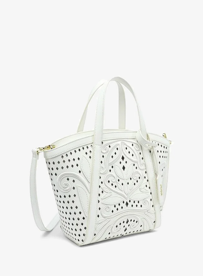 Fyor Stylish Grained Minimalist Tote Bag DR 010
