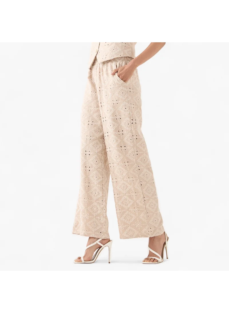 تواكستريمز 2Xtremz Schiffli Trousers with Elastic Waist