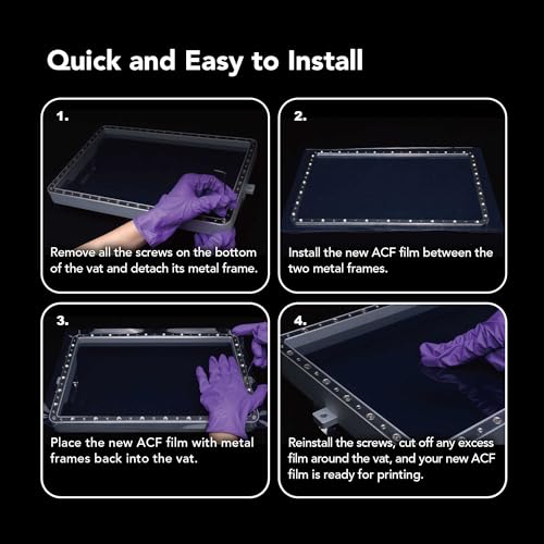 phrozen 3pcs ACF Film High Durability Dual Surfaces, Less Peeling Force Compatible with Sonic Mighty 8K (220 * 310 mm) - Image 5