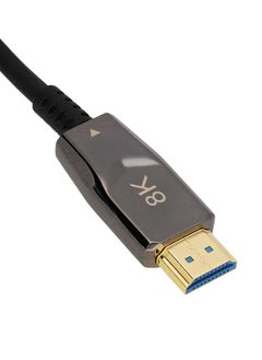 Zero 8K Fiber Optic hdmi Cable 8 ft/40m hdmi 2.1 Cable Coiled from 5 ft to 8.5 ft with 48gbps Ultra high Speed Support 4K@120Hz, 8K@60Hz,eARC,Dolby Vision for Camera,Project,Video HD Call and Game  - Image 1