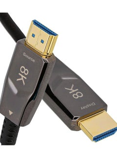 Zero 8K Fiber Optic hdmi Cable 8 ft/40m hdmi 2.1 Cable Coiled from 5 ft to 8.5 ft with 48gbps Ultra high Speed Support 4K@120Hz, 8K@60Hz,eARC,Dolby Vision for Camera,Project,Video HD Call and Game  - Image 4