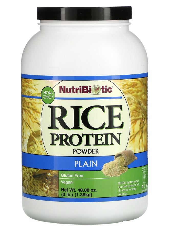 Rice Protein Powder Plain 3 lbs (1.36 kg)