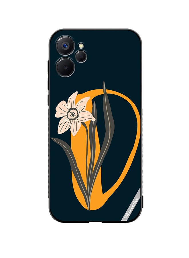 VR CREATIVE Protective Case Cover For Realme 9i 5G Alphabet D Design Multicolour - Image 2