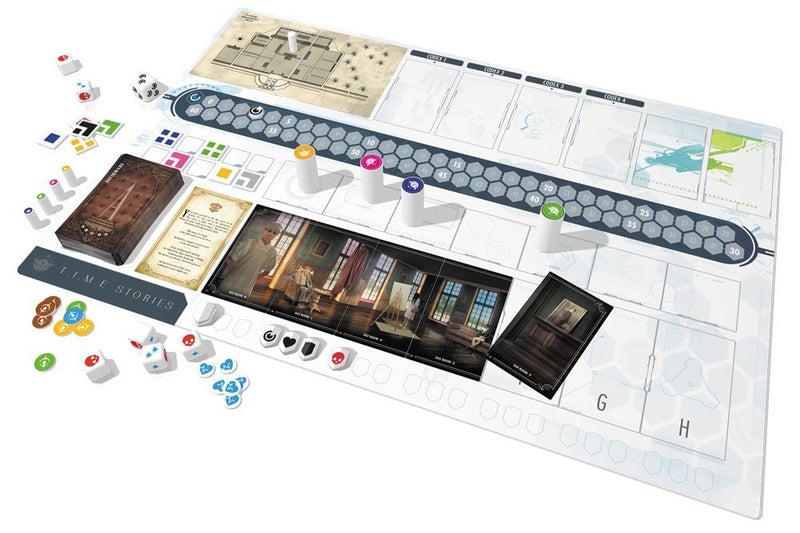 Space Cowboys TIME Stories Board Game - Journey Through Time and Space to Save Reality! Adventure Game, Cooperative Strategy Game for Kids & Adults, Ages 12+, 2-4 Players, 90 Min Playtime, Made by Space Cowboys - Image 2