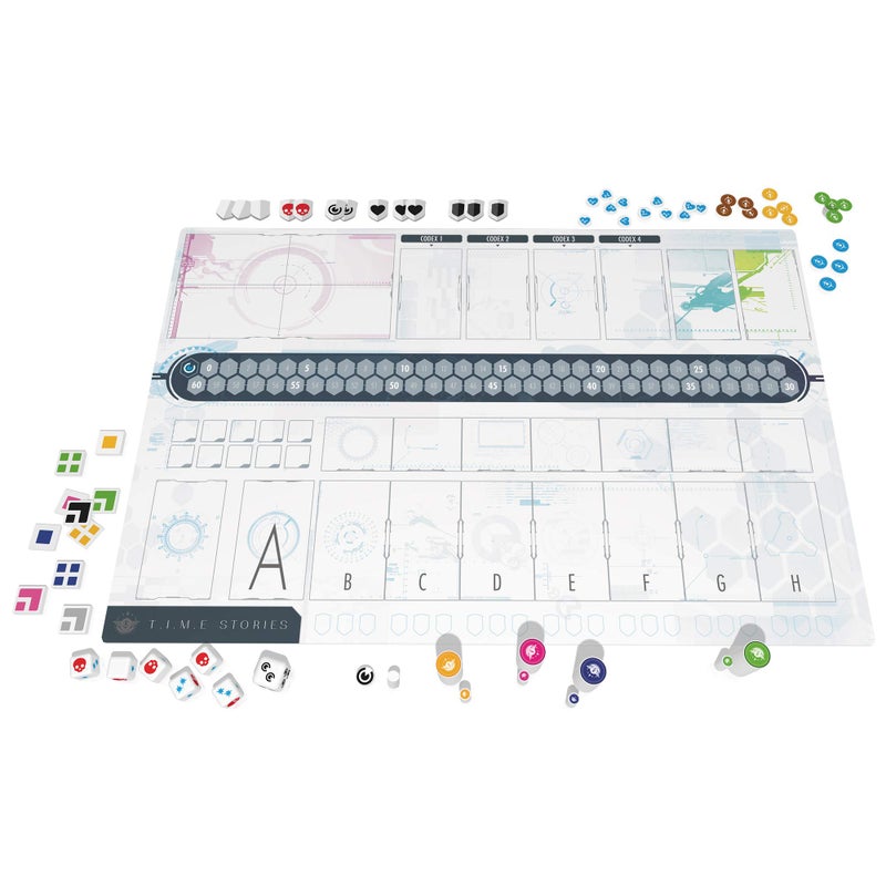 Space Cowboys TIME Stories Board Game - Journey Through Time and Space to Save Reality! Adventure Game, Cooperative Strategy Game for Kids & Adults, Ages 12+, 2-4 Players, 90 Min Playtime, Made by Space Cowboys - Image 3