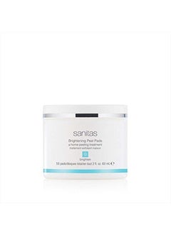 Brightening Peel Pads, Home Peeling Treatment, Lactic Acid, Glycolic Acid, Salicylic Acid, Exfoliating Peel Pads, 50 pads / 2 Ounces