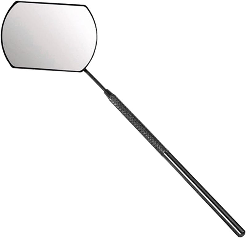 كلاراكو أدوات الرموش، مرآة من الفولاذ المقاوم للصدأ لفحص وصلات الرموش، أدوات تركيب الرموش، للاستخدام في الصالونات والمنازل - أسود - Image 3