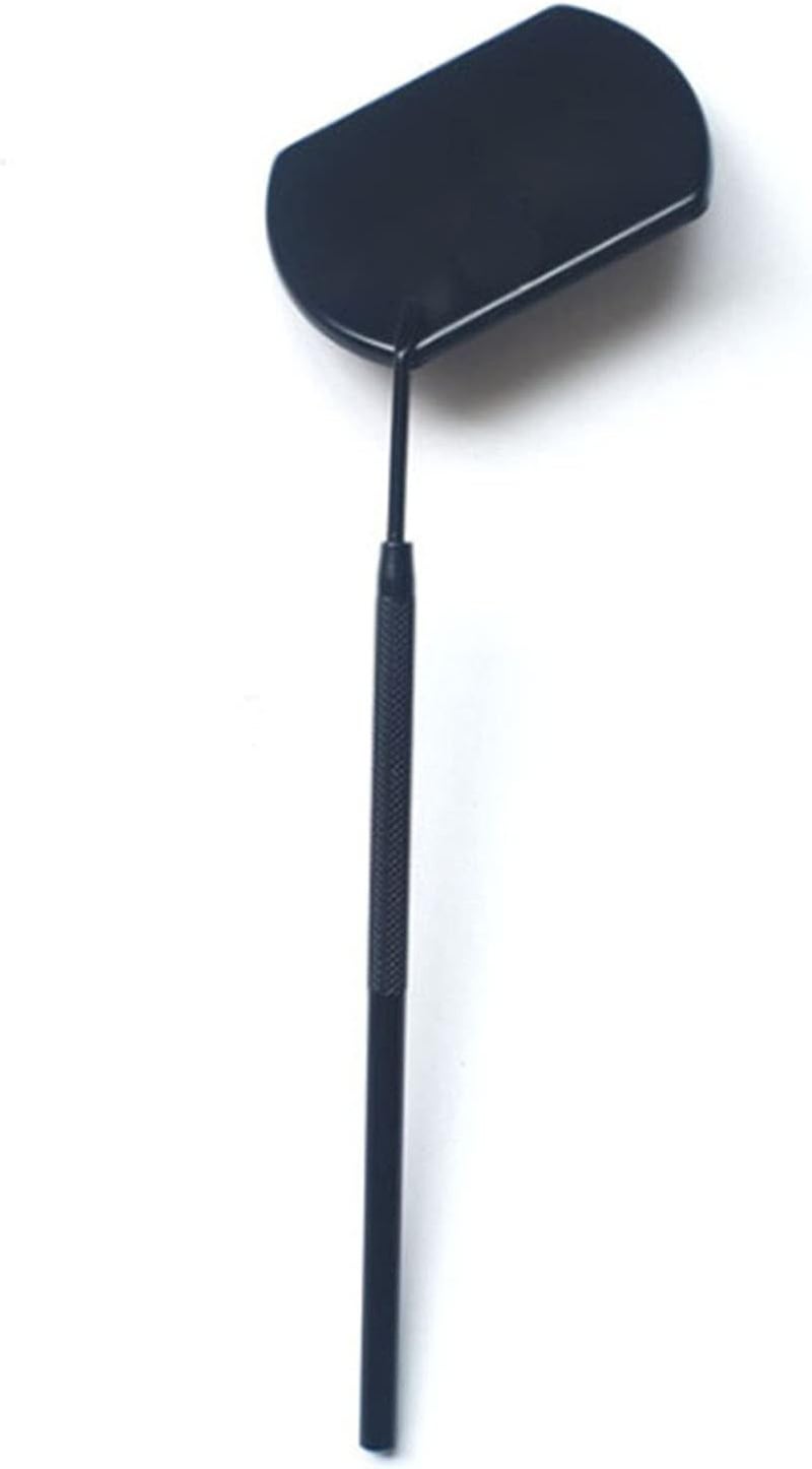 كلاراكو أدوات الرموش، مرآة من الفولاذ المقاوم للصدأ لفحص وصلات الرموش، أدوات تركيب الرموش، للاستخدام في الصالونات والمنازل - أسود - Image 5