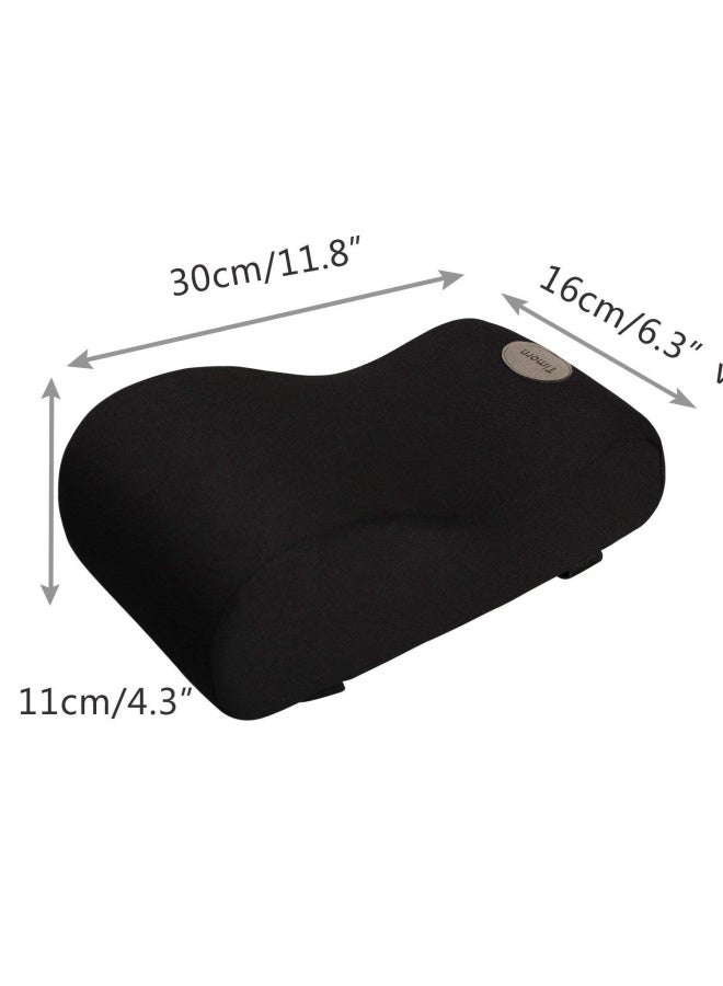 Timorn Memory Foam Cushion Armrest Cover Car Center Console Pillow  Black - Image 4