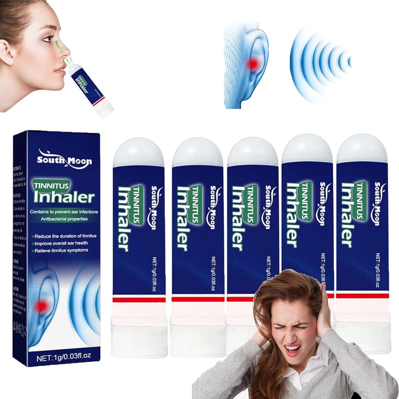 cheekyglo Instant Tinnitus Relief Nasal Inhaler, Tinnitus Relief for Ringing Ears Device, Nasal Inhaler for Sinus Relief, Natural Nasal Inhaler for Tinnitus Symptoms Difficult of Hearing Ear (5PCS) - Image 1