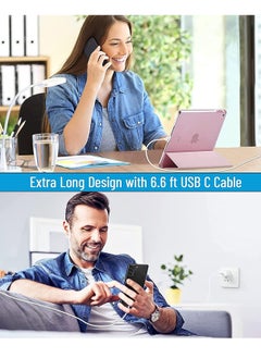 ELTRAZONE USB C charger and plug for ipad Pro, 20W Wall Fast Charger with 6.6FT USB C Fast Charging Cable Compatible for iPad Pro 12.9 5/4/3 Gen,iPad Pro 11 3/2/1 Gen,iPad Air 4,Galaxy S21/Note20, Pixel 5  - Image 3