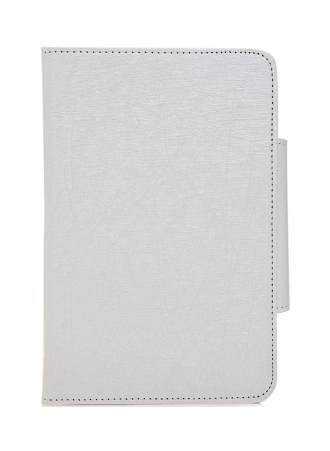 نيبمينينت غطاء حماية مع لوحة مفاتيح وقلم 3 في 1 للأجهزة اللوحية قياس 7/8 بوصات أبيض - Image 1