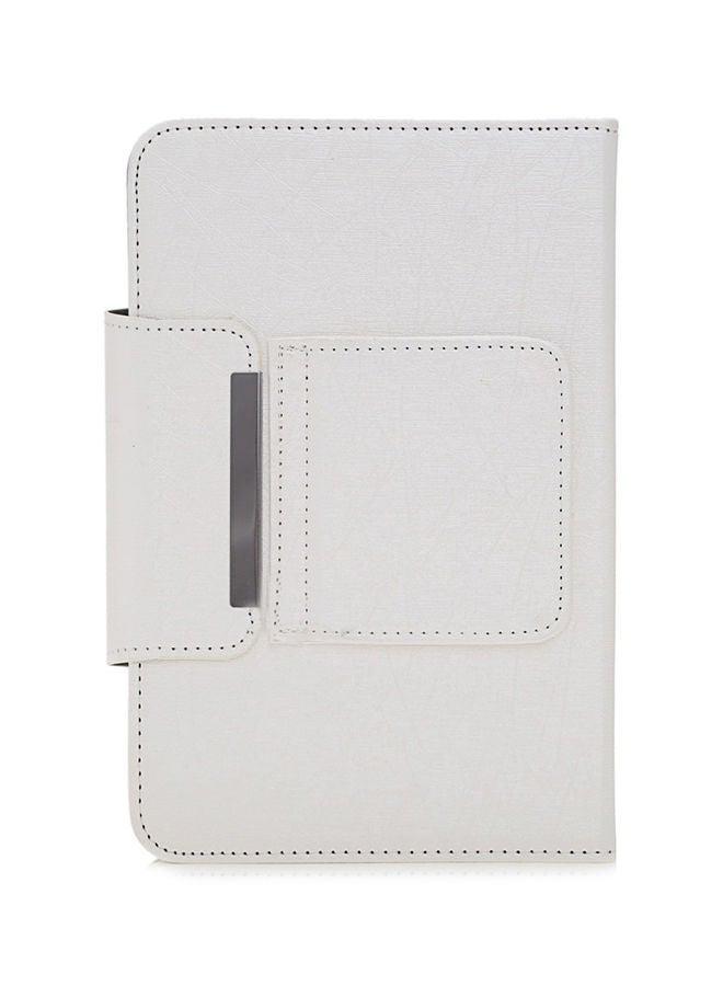 نيبمينينت غطاء حماية مع لوحة مفاتيح وقلم 3 في 1 للأجهزة اللوحية قياس 7/8 بوصات أبيض - Image 2