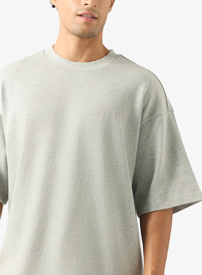 CALVIN KLEIN  Cotton Jersey Pyjama Top for Men | Best Price UAE