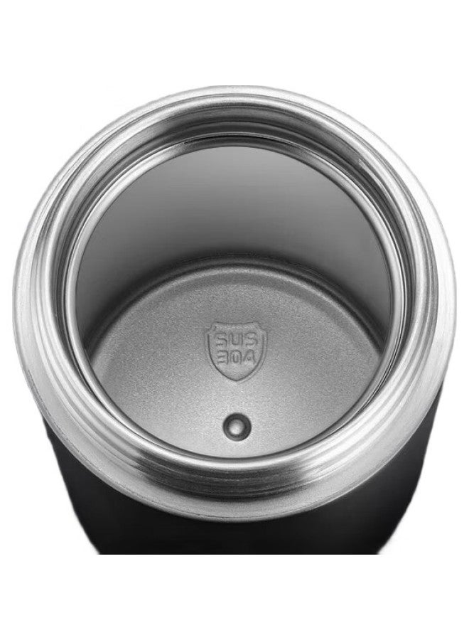 Simita Insulated Mug For Men, 304 Stainless Steel Tea Cup, Car And Business Portable With Filter, Steel Color, 450Ml - Image 2