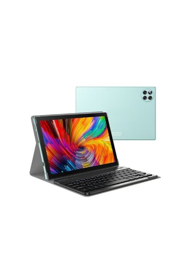 REBENUO M19 Smart Android Tablet 10-Inch Display Dual SIM Green 8GB RAM 512GB 5G With Bluetooth Keyboard - Middle East Version - Image 1