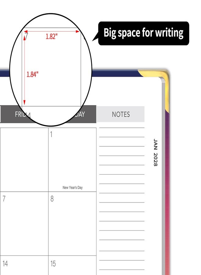 Kamoy Monthly Planner 2026-2028, 2026 Calendar 36 Months Planner, Jan. 2026 - Dec. 2028, 8.5" x 11", Academic Planner Hard PVC Cover with Spiral Bound, Perfect for School & Office for Women & Men (Gradient - Image 4