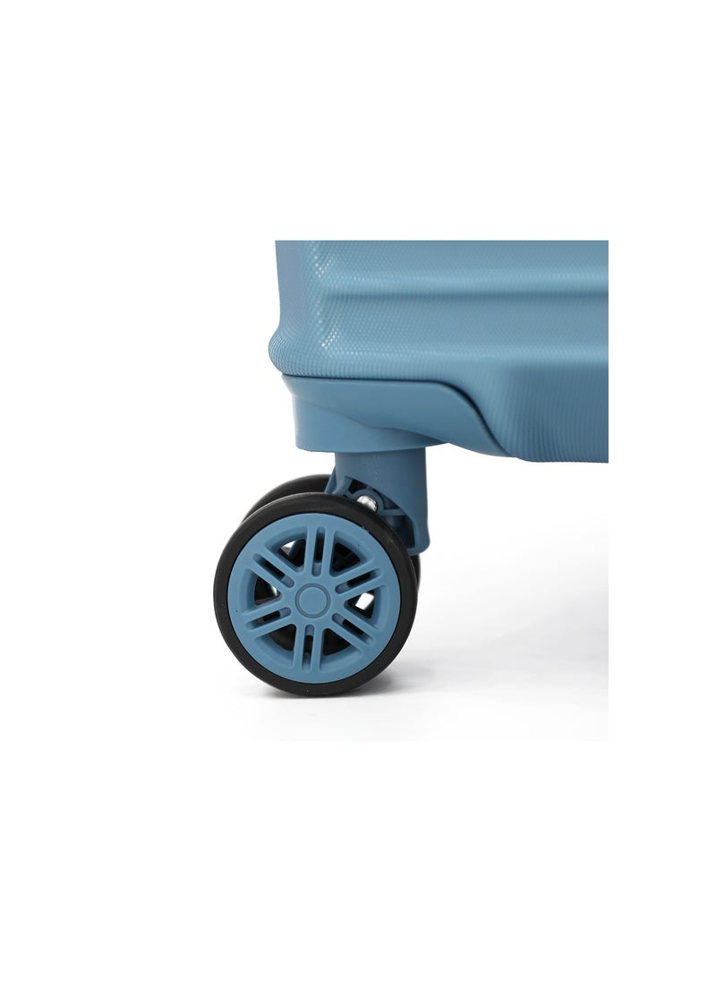 TITAN - Hardside Luggage Trolley Bag 3 Pieces Set,Blue (S-20",M-24",L-28") - Image 1