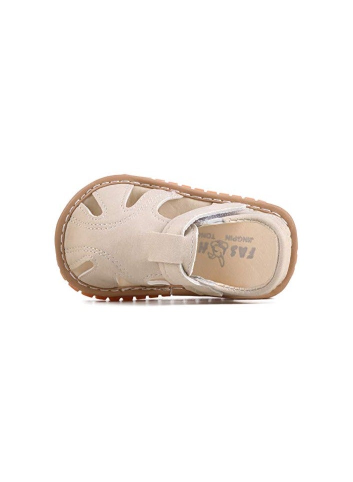 Boys Girls Summer Squeaky Sandals Closed-Toe Anti-Slip Premium Rubber Sole Toddler First Walkers Shoes - Image 3