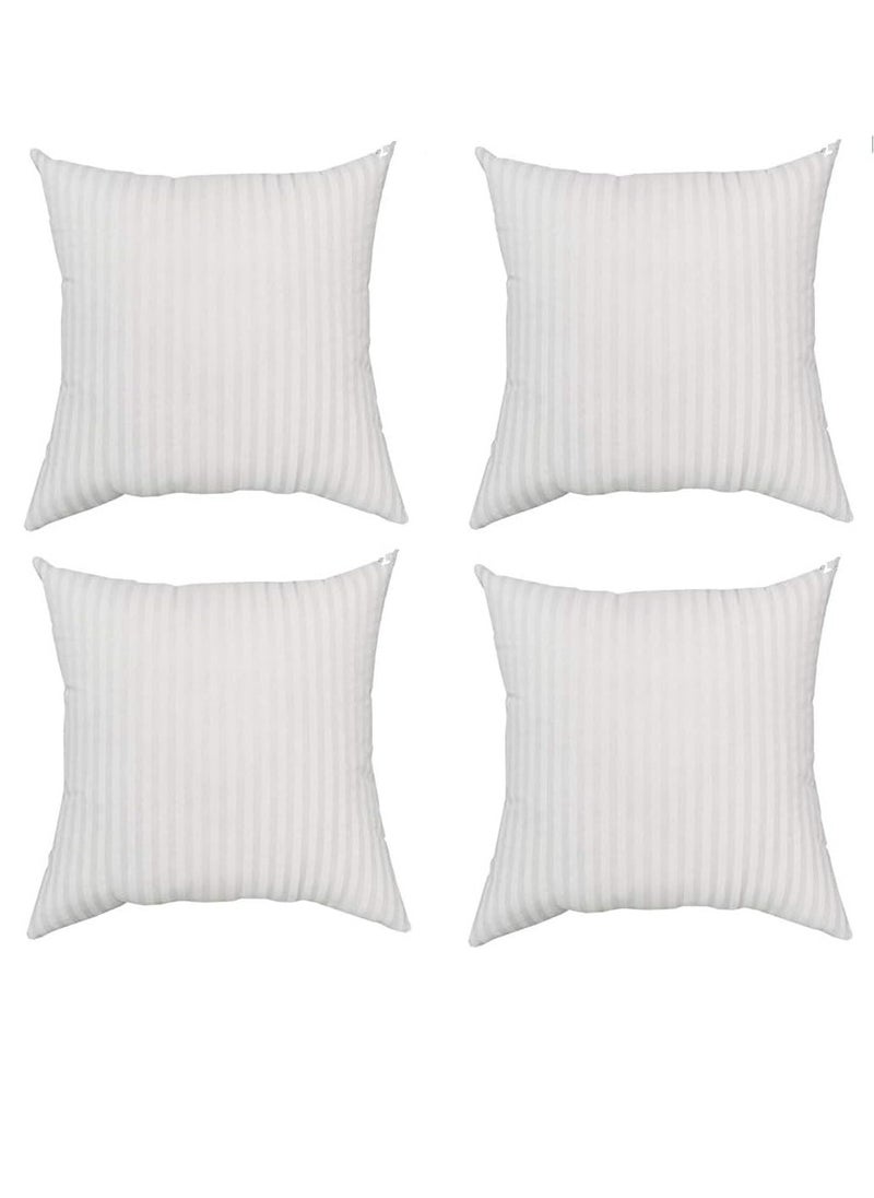 Generic - High Quality Microfiber Cushion Inserts for Beds Sofas and Couch Throw Pillow Inserts Inner Pads Filler Indoor Decorative Pillow Cushion Stuffer Inserts (Pack of 4-40x40 cm) - Image 1