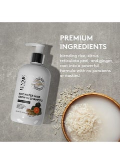 Luv Me Care Rice Water Hair Growth Shampoo With Biotin,Rice Water for Hair Growth- Hair Shampoo for Hair Growth for Thinning Hair and Hair Loss, All Hair Types, Men and Women 10 Fl Oz  - Image 4
