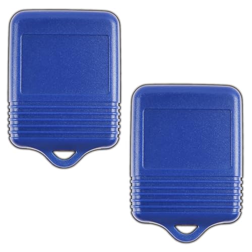 KeylessOption Key Fob Replacement for 1998 1999 2000 2001 2002 2003 2004 2005 2006 2007 2008 2009 2010 2011 2012 2013 2014 2015 2016 Ford Lincoln Mazda Mercury Remote, 3-Button Navy Blue - 2 Pack - Image 2