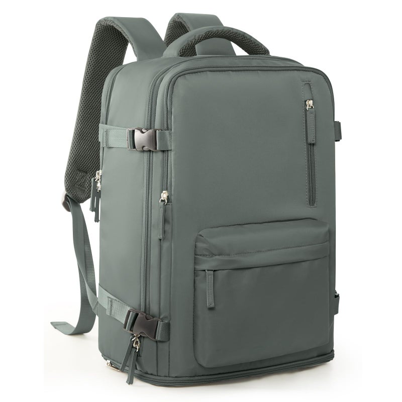 VGCUB Carry on Travel Backpack for Women Men Large Laptop Gym Work Frontier Airlines Personal Item Bag Business Airport Lightweight Backpack Flight Approved Mochilas de Viaje Green - Image 1