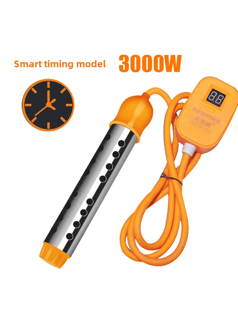 Generic Stainless Steel Thermostatic Heater with Timer 3000W with display timing power off/with reminder function 