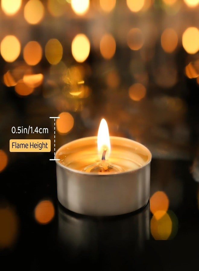 Coku Paraffin Wax White Tealight Smokeless Diya Unscented Candles 4.5 Hour Burn Time | Long Lasting Smokeless Candle for Home Décor, Romantic Dinners, Weddings, Diwali Decorations (Pack of 50) - Image 4
