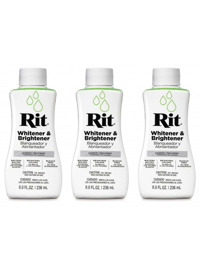 Rit Dye Rit Dye Liquid 8 Ounces Whitener and Brightener 8-50 (3-Pack)