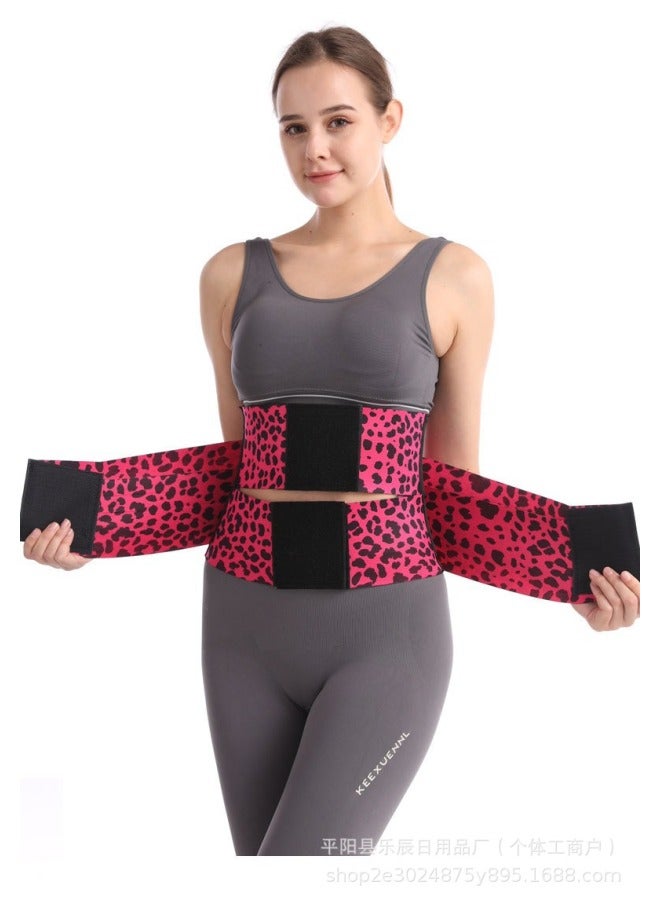 Women's Postpartum Enhanced Elastic Waistband Tummy Control Sports Belt Tight Sweat Fitness Waist Shaper Body Shaper