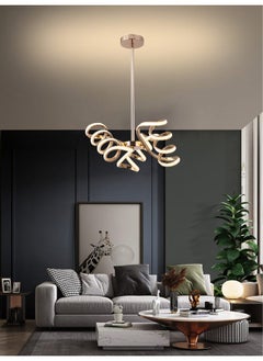 Best Power Modern LED Chandelier Light Fixture 6178 - Adjustable Pendant Lamp, 3 Lighting Levels, 30W, 80cm Adjustable Height - Contemporary Ceiling Light for Living Room, Dining Room, Bedroom  - Image 2