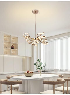 Best Power Modern LED Chandelier Light Fixture 6178 - Adjustable Pendant Lamp, 3 Lighting Levels, 30W, 80cm Adjustable Height - Contemporary Ceiling Light for Living Room, Dining Room, Bedroom  - Image 1