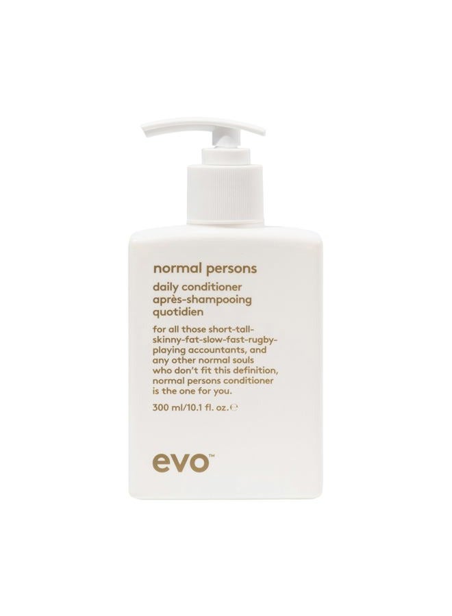 EVO Normal Persons Daily Conditioner, Mild for All Hair Types, Especially for Normal and Oily Hair, Stimulates the Scalp, Vegan, Sulphate-Free, 300 ml - Image 1