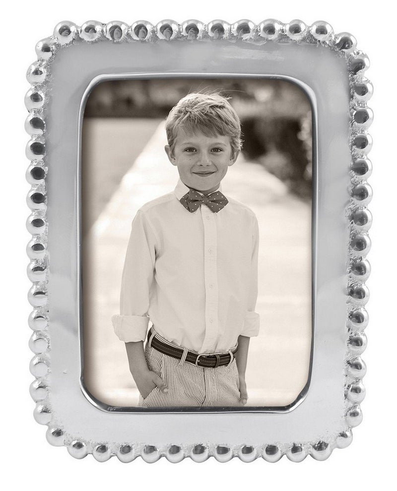 Mariposa Beaded Frame  2"" x 3"" - Image 1