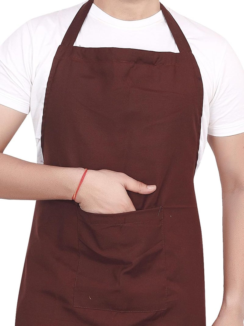 Click One Click One Chef Kitchen Apron with Cap 24x34 inch 61x86cm - Image 5
