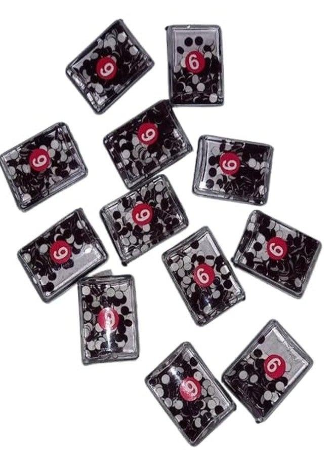 Velvet Bindi for Women and Girls, Coffee Brown, No. 6, Pack of 12 Pieces - Image 2