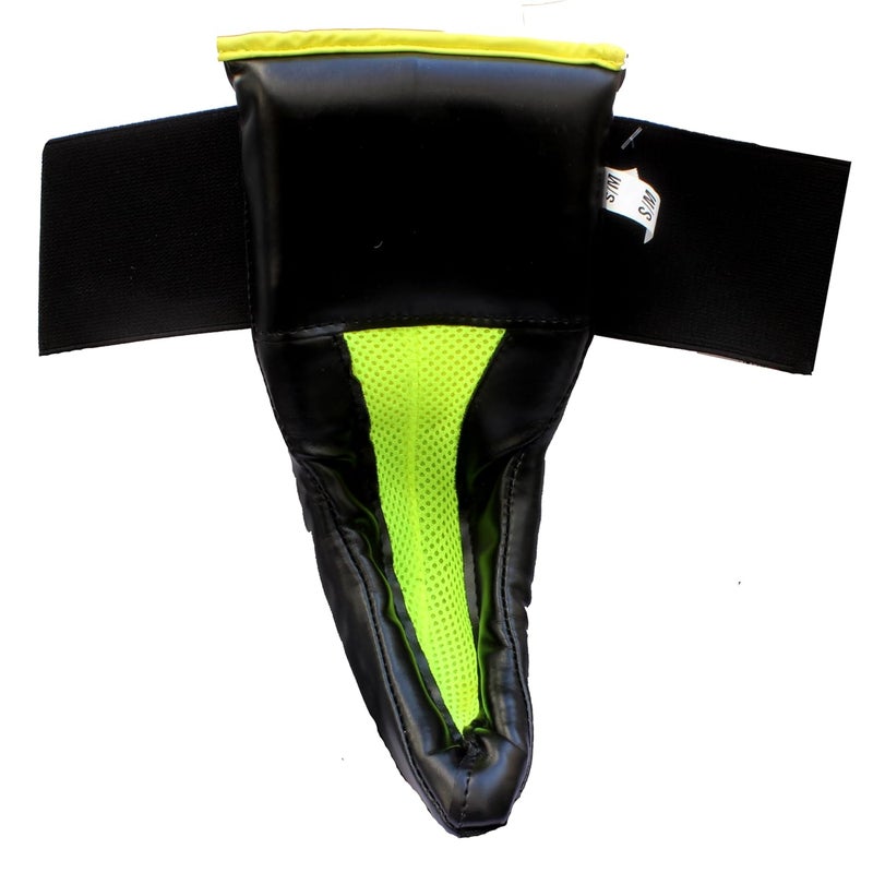 USI UNIVERSAL 629PU Groin Guard for Men Boxing MMA Training Thai Kickboxing Protection, Thick PU, Curved Plastic Cup, Mesh Lined, Elasticated Hook and Loop, Waist Closure (Size L/XL) - Image 3