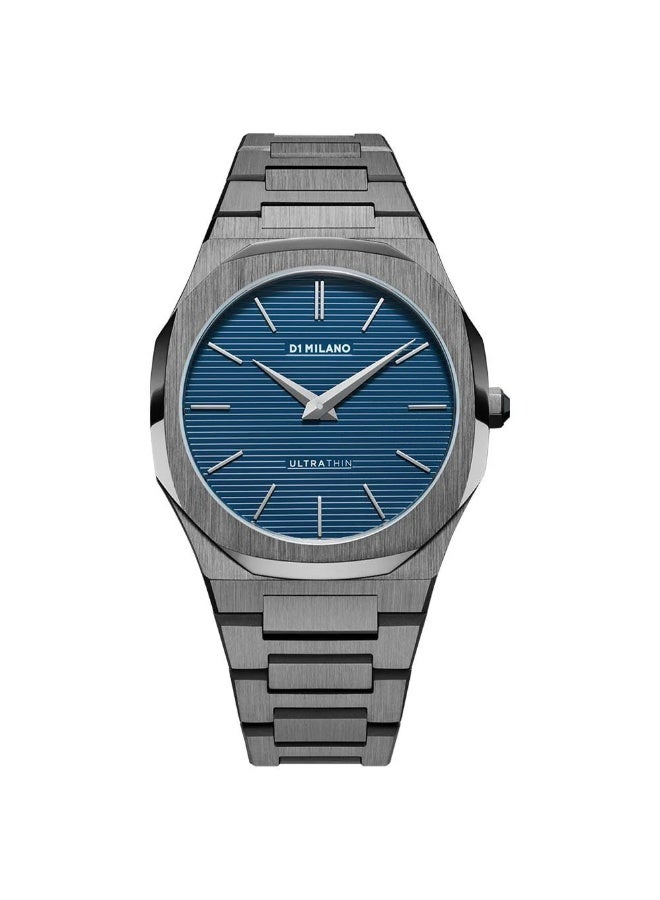 دي وان ميلانو سوار فولاذي رفيع للغاية D1-UTBJ12 ميناء أزرق 40mm - Image 1